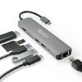 thumbnail image 1 of 7-in-1 USB C Hub Multiport Adapter with Ethernet, 1 of 8