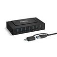 thumbnail image 1 of 7 Port USB Charging Hub for Laptops with USB-C or USB 3.0, 1 of 9