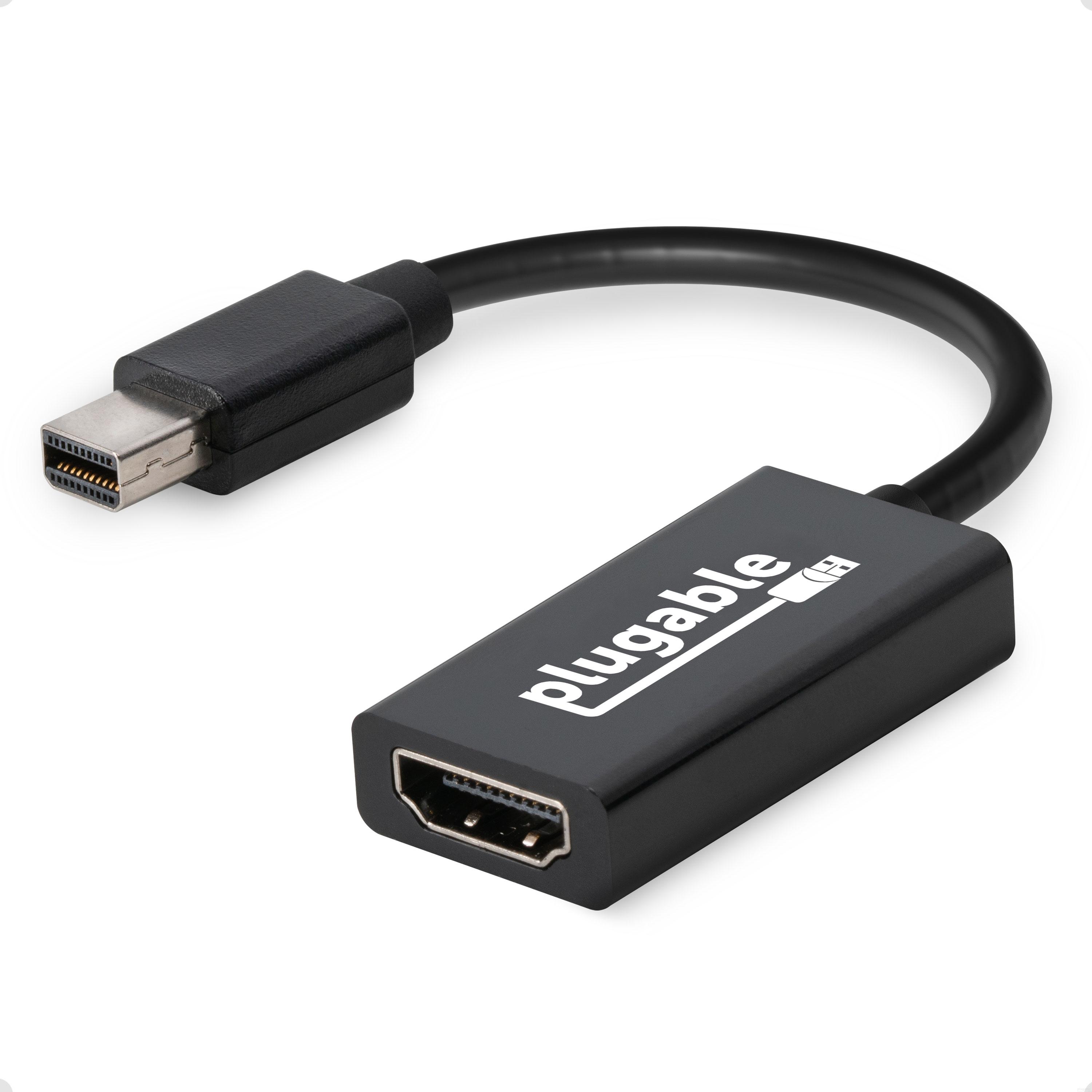 Plugable Mini DisplayPort/Thunderbolt 2 to HDMI 2.0 Adapter for Older Macs and Surface PCs with MDP Ports - Driverless - image 1 of 7