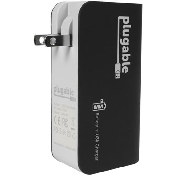 Plugable Plugable USB 2Port Power Bank + Pass Through Smart Charging