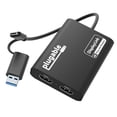thumbnail image 1 of Plugable 4K HDMI Dual Monitor Adapter for USB 3.0 and USB-C, Compatible with Windows and Mac, 1 of 8