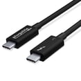 thumbnail image 1 of Plugable Thunderbolt 3 Cable 40Gbps Supports 100W (20V, 5A) Charging, 2.6ft / 0.8m USB C Compatible [Thunderbolt 3 Certified], 1 of 8