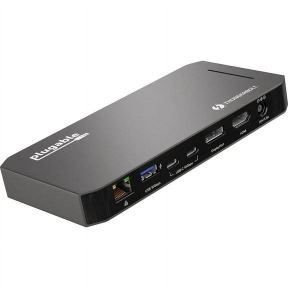 Plugable Thunderbolt Dock, 40Gbps and USB C Docking Station with 96W Charging
