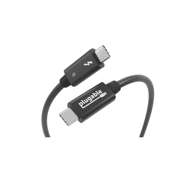 Plugable Thunderbolt 5 Cable 240W Charging | Thunderbolt Certified | 3.3ft