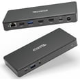 thumbnail image 1 of Plugable USB C Docking Station Dual Monitor 2 HDMI Ports, Power Delivery Dock, Dual 4K Monitor (ud-msth2), 1 of 7