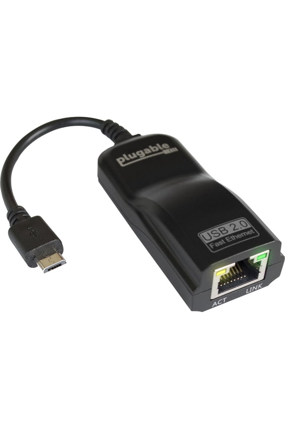 USB 2.0 OTG Micro-B to 100Mbps Fast Ethernet Adapter