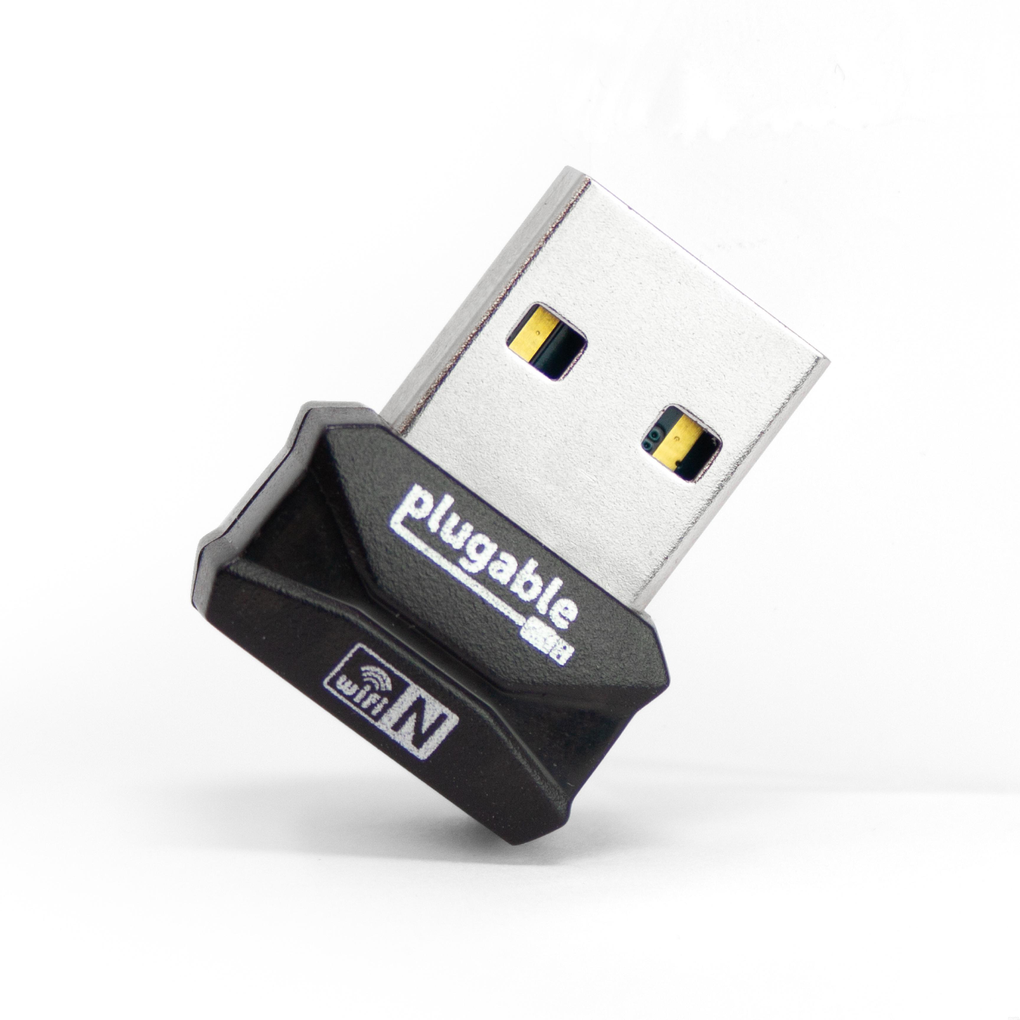 Plugable USB 2.0 Wireless N 802.11n 150 Mbps Nano WiFi Network Adapter (Realtek RTL8188EUS Chipset) Driverless Plug and Play for Windows - image 1 of 6