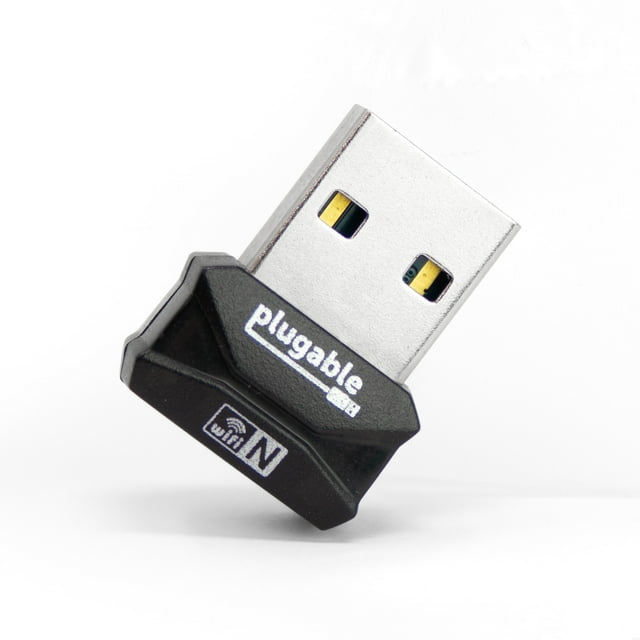 Plugable USB 2.0 Wireless N 802.11n 150 Mbps Nano WiFi Network Adapter (Realtek RTL8188EUS Chipset) Driverless Plug and Play for Windows