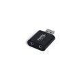 thumbnail image 1 of Plugable USB-AUDIO USB to Audio In/Out Male/Female Data Transfer Adapter Black, 1 of 17