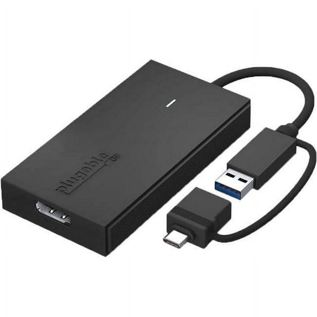 Plugable USB C to DisplayPort Adapter, Universal Video Graphics Adapter for USB 3.0 and USB-C Macs and Windows, Extend a DisplayPort Monitor up to 1080p@60Hz