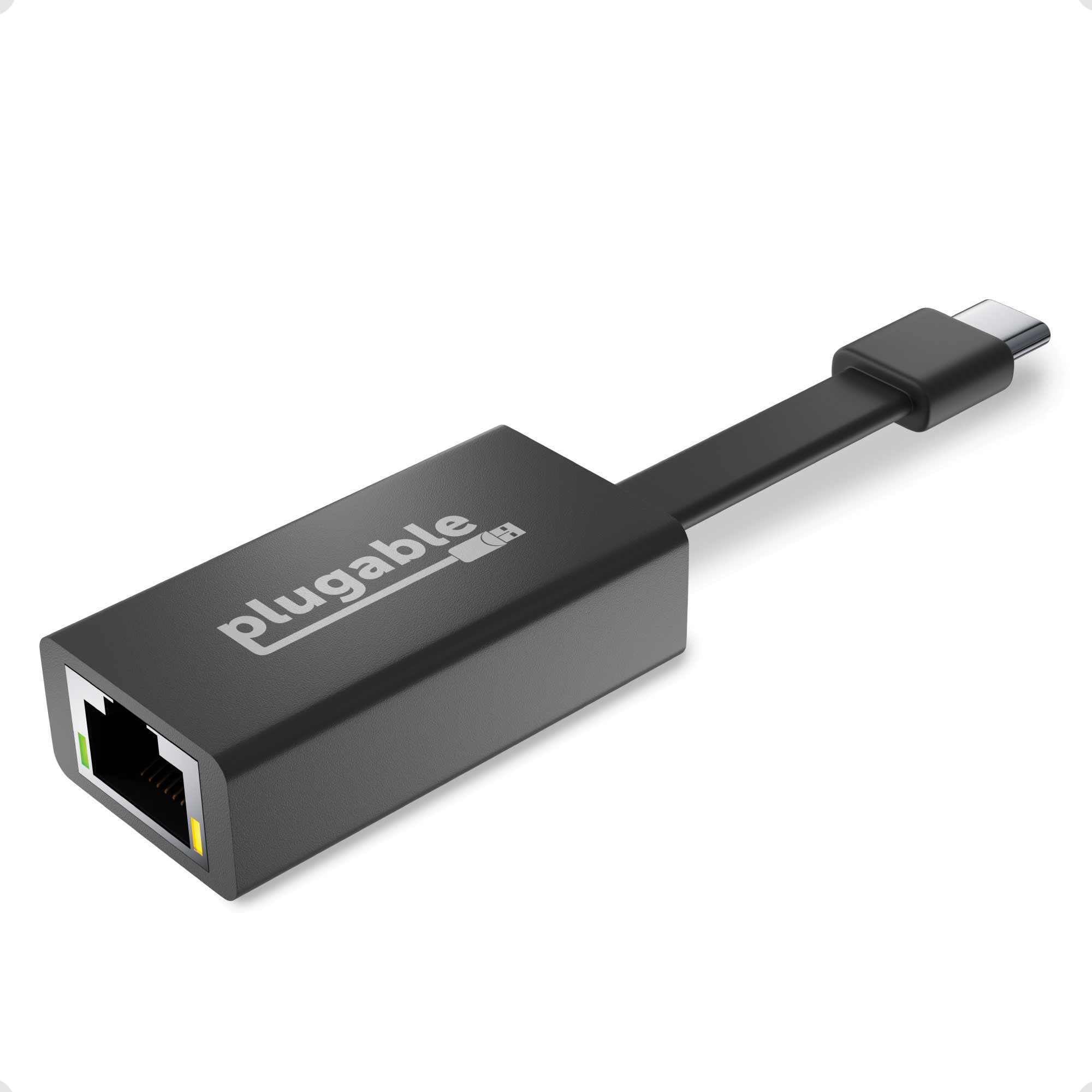 Plugable USB C to Ethernet Adapter, Driverless Fast and Reliable Gigabit Speed, Thunderbolt 3 to Ethernet Adapter Compatible with Macbook Pro, Windows, macOS, iPhone 15, and ChromeOS - image 1 of 8