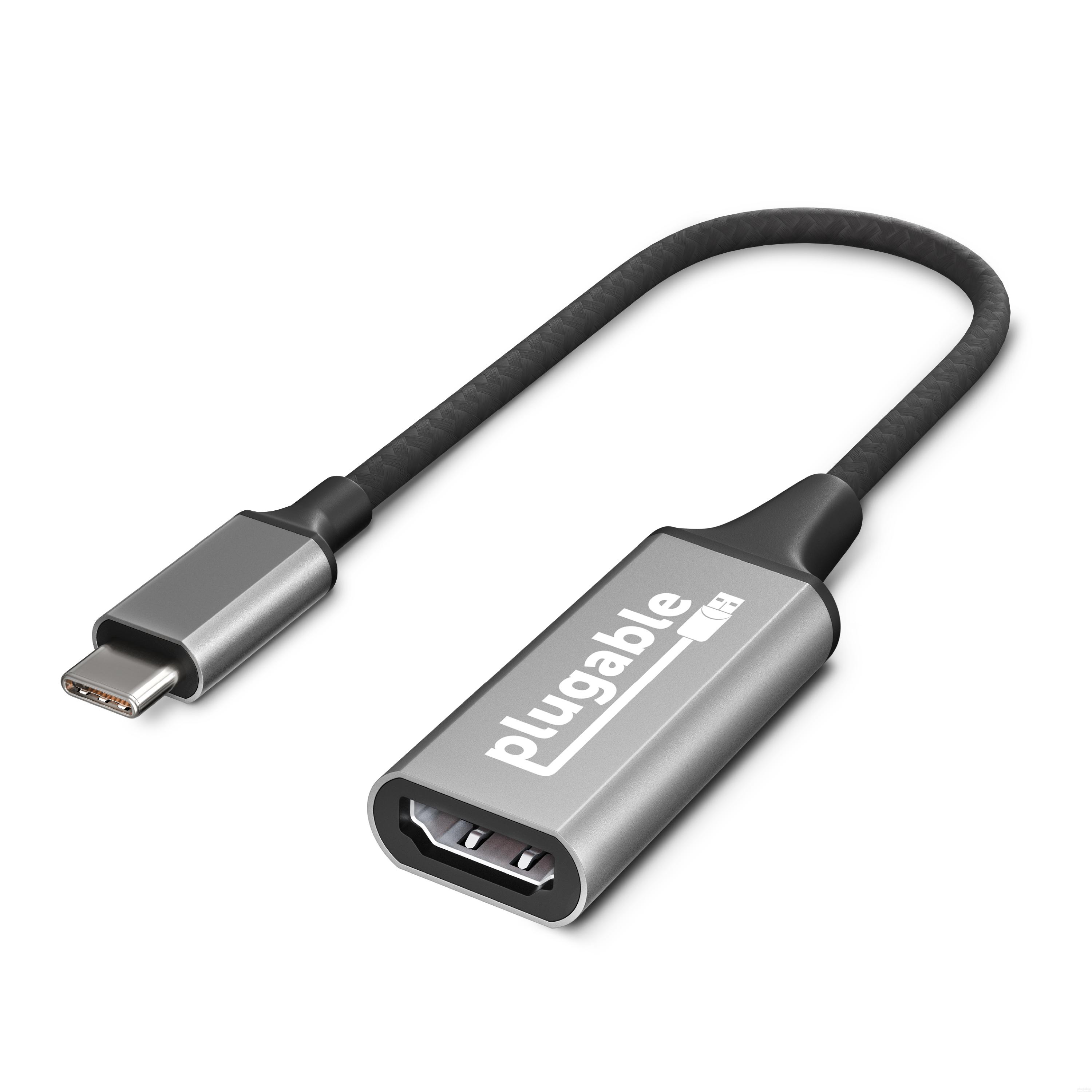 Plugable USB C to HDMI 2.0 Adapter Compatible with 2018 iPad Pro, 2018 MacBook Air, 2018 MacBook Pro, Dell XPS 13 & 15, Thunderbolt 3 Ports & More (Supports Resolutions up to 4K@60Hz) - image 1 of 6