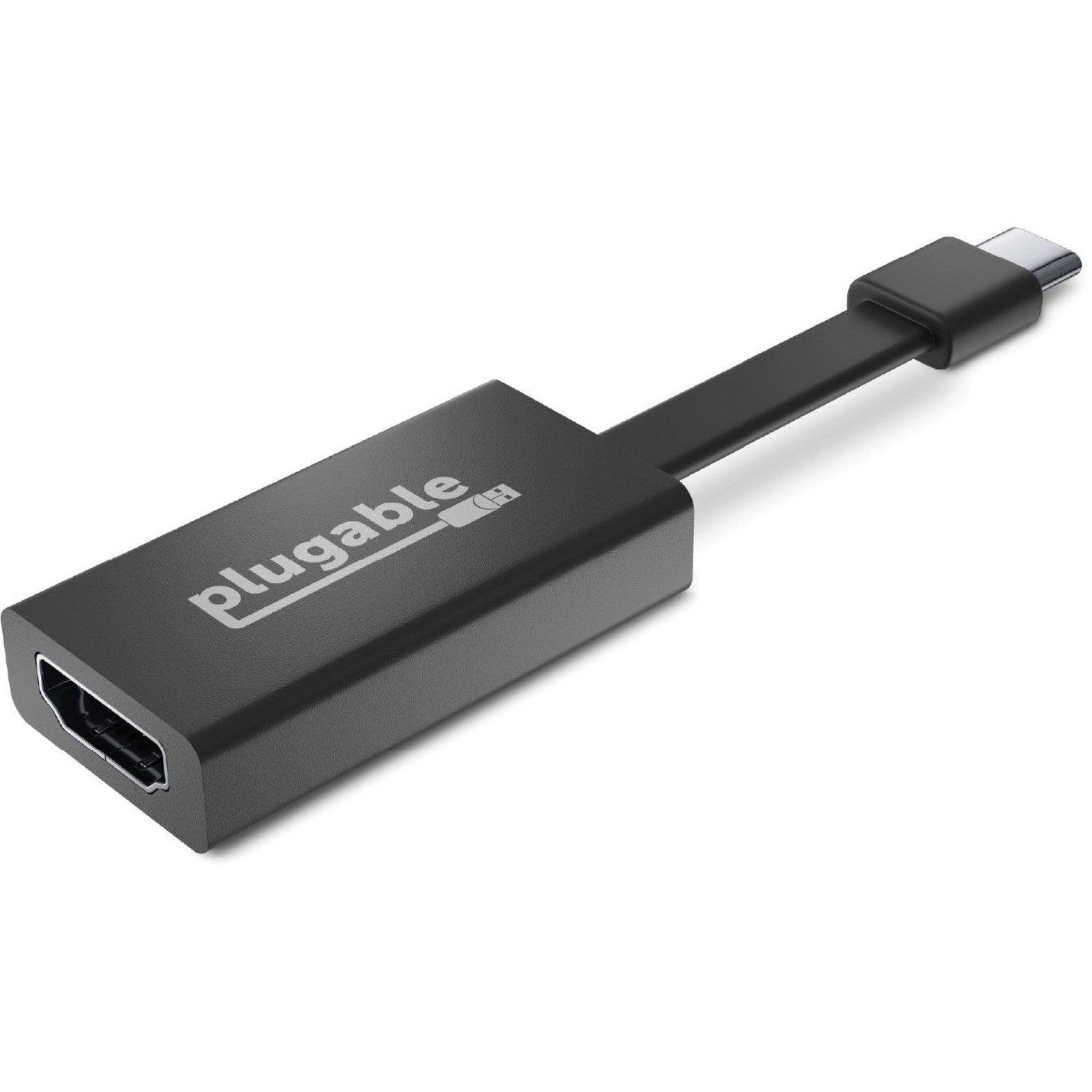 Plugable USB C to HDMI Adapter 4K 30Hz, Thunderbolt 3 to HDMI Adapter Compatible with MacBook Pro, Windows, Chromebooks, 2018+ iPad Pro, Dell XPS, Thunderbolt 3 Ports and more - image 1 of 6