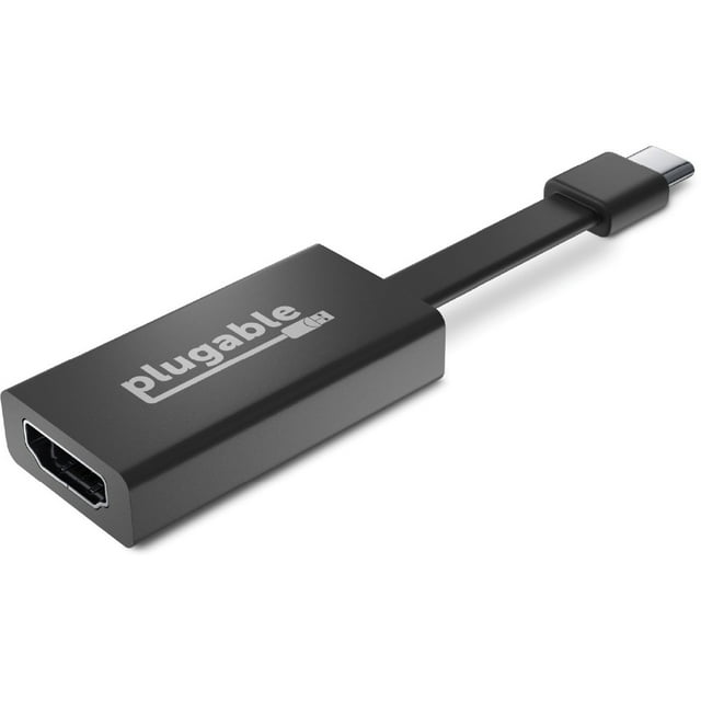 Plugable USB C to HDMI Adapter 4K 30Hz, Thunderbolt 3 to HDMI Adapter Compatible with MacBook Pro, Windows, Chromebooks, 2018+ iPad Pro, Dell XPS, Thunderbolt 3 Ports and more