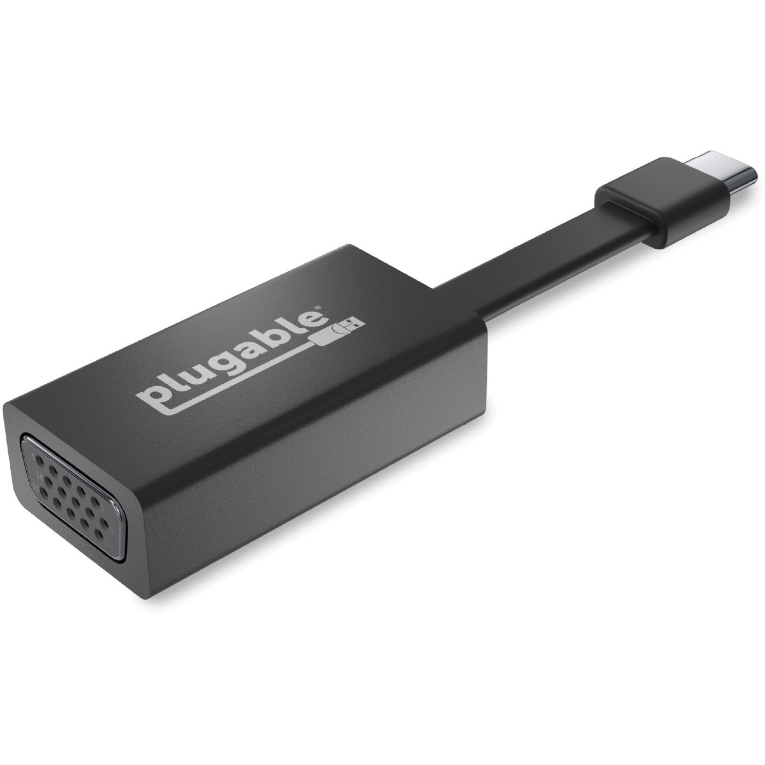 Plugable USB C to VGA Adapter, Thunderbolt 3 to VGA Adapter Compatible with Macbook Pro, Windows, Chromebooks, 2018 iPad Pro, Dell XPS, and more (Supports resolutions up to 1920x1200 @ 60Hz) - image 1 of 6