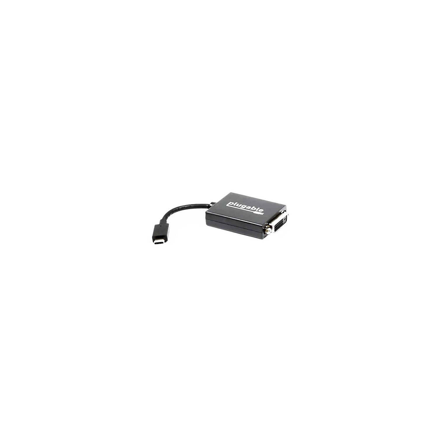 Plugable USB TypeC to DVI Video Adapter Black USBCDVI