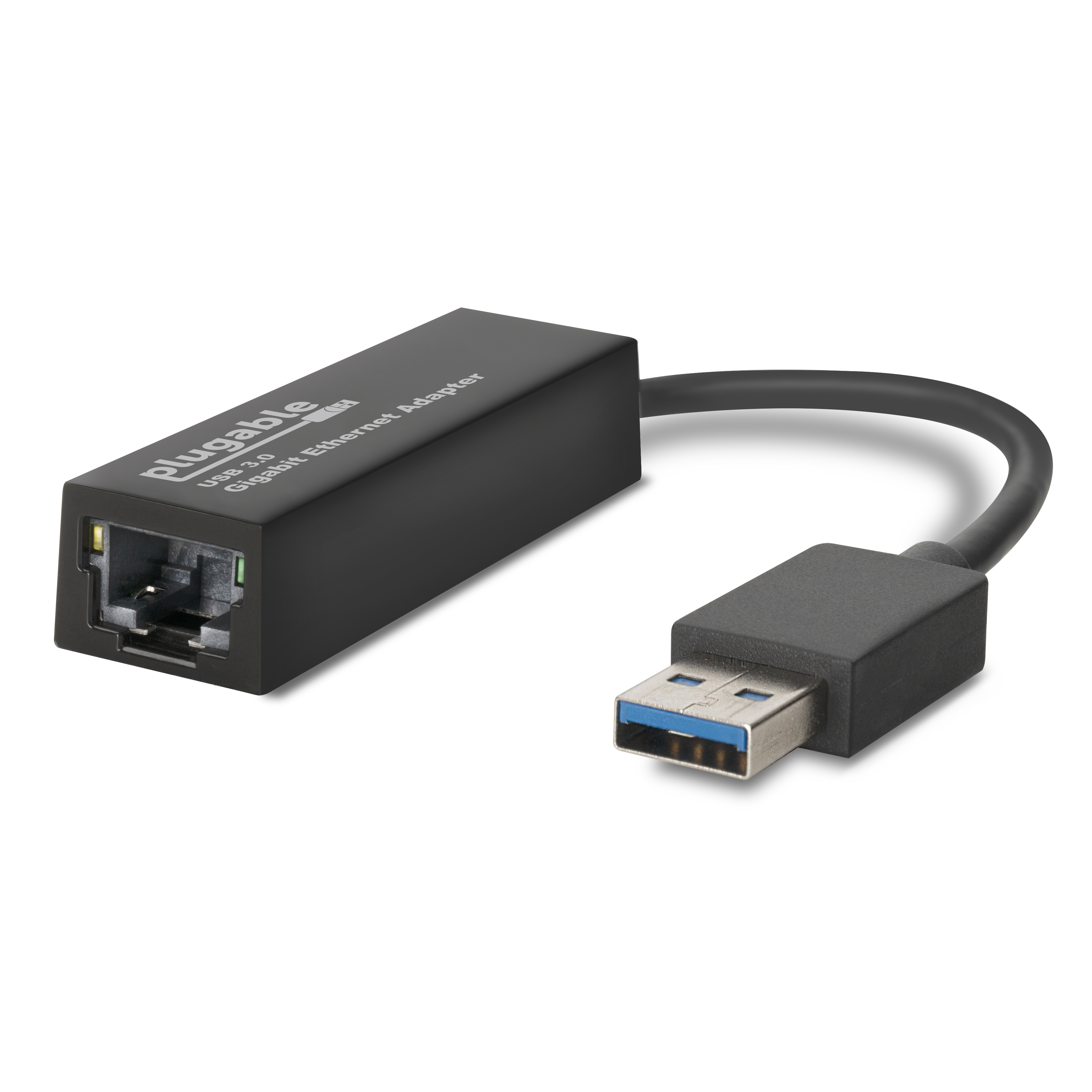 Plugable USB to Ethernet Adapter, USB 3.0 to Gigabit Ethernet, Supports Windows 11, 10, 8.1, 7, XP, Linux, Chrome OS - image 1 of 6