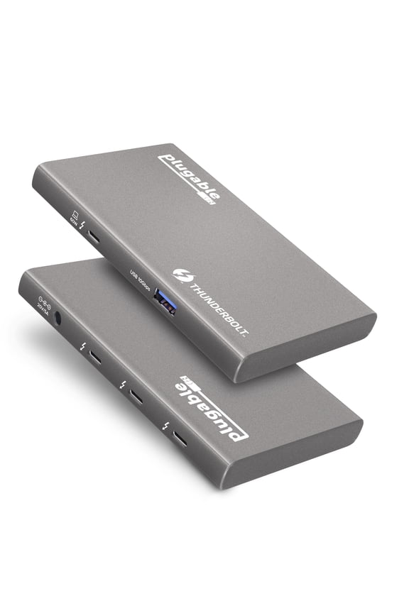 USB4 Hub, 5-in-1 Thunderbolt 4 Hub with 60W Charging, Single 8K or Dual 4K Display