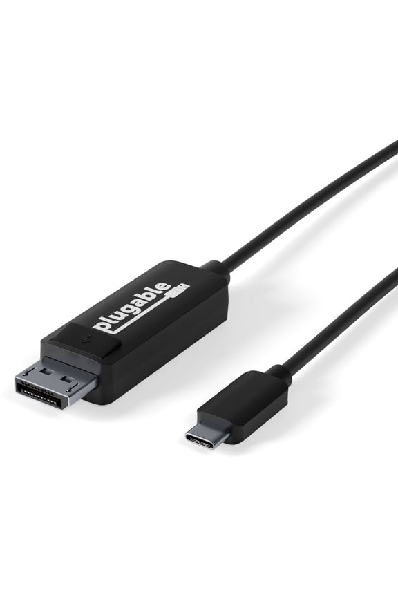 USB C to DisplayPort Cable 6 feet (1.8m), Up to 4K at 60Hz, USB C DisplayPort Cable - Compatible with Thunderbolt and USB-C - Driverless