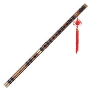 Pluggable Bitter Bamboo Flute Dizi Traditional Handmade Chinese Musical Woodwind Instrument Key of G Study Level Professional Performance