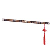 Pluggable Diz Pluggable Pluggable Handmade Bitter Bamboo Flute/Dizi Traditional Chinese Musical Woodwind Instrument in E Key for Beginner Study Level
