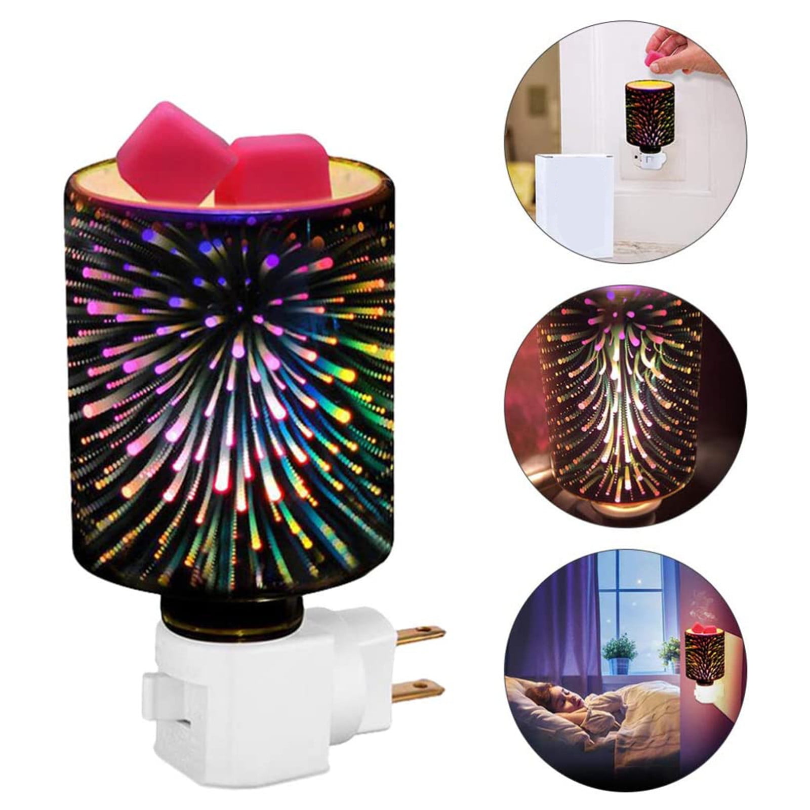 Pluggable Wax Melt Warmer, Diffuser for Fragrance Oil, Candle Melter