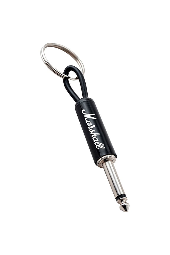 Pluginz Black Marshall Guitar Plug Keychain