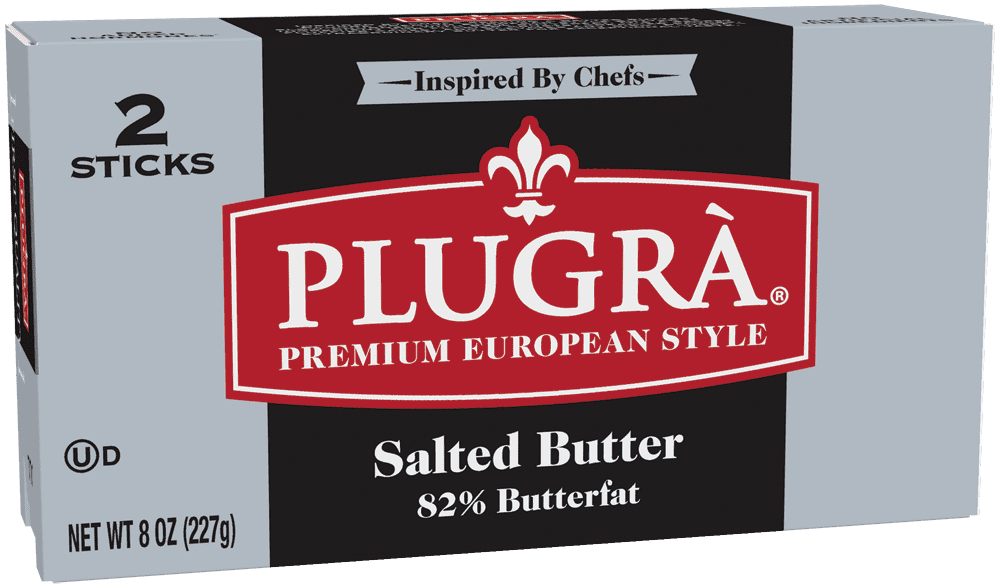 Plugr Premium European Style Salted Butter, 8 oz Sticks