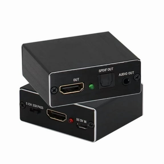 Plugs And Play HDTV Audios Extractor 4K HDTV Splitter 5.1Surround Sound Support