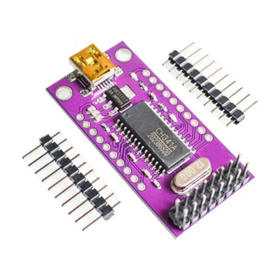 Plugs And Play MCU341 CH341A USB Bus Adapter USB Programming Module Compatible for AVR PIC51Series Microcontrollers