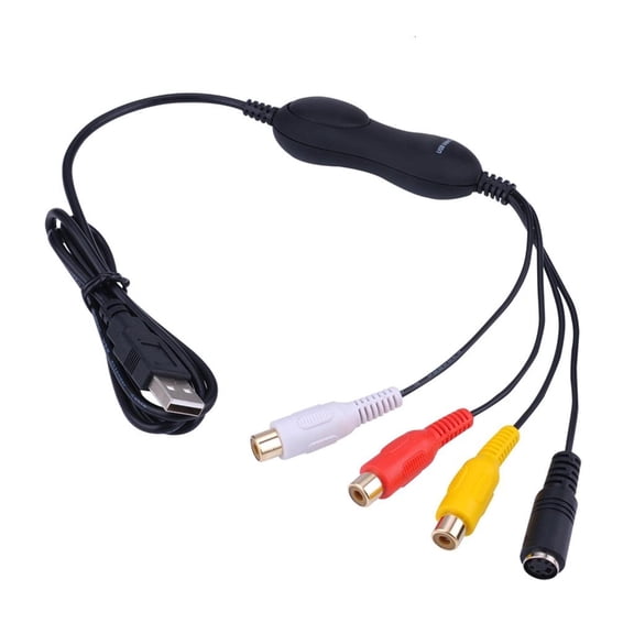 Plugs Play Analogs Video Digitizer USB2.0 Video Capture Card for Legacys Devices