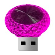 USB Car Atmosphere Light Multicolor LED Mood Lamp Plugs & Play Lighting Suitable for Vehicle Home Night Light