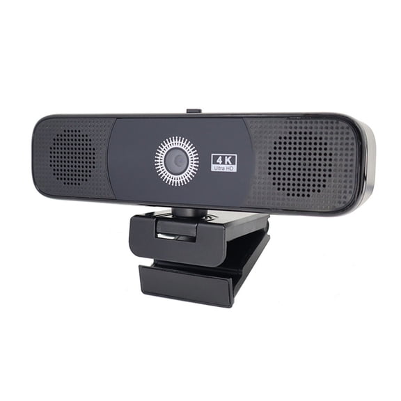 Plugs Play USB2.0 Webcam Featuring 4K Resolution Double Mics And Speaker For Meetings Teaching Computer Camera