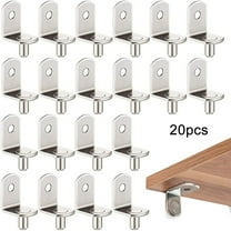 Plugs Shelf Pegs Brackets Cabinets Countertops Hardware Iron Kit Kitchen Book Shelf L-Shaped Pins Replace Parts
