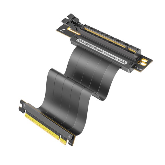 Plugs and Play PCIe4.0 GPU Risers Cable Optimized for Structure Miniature Compact Case Improving Overall Efficiency