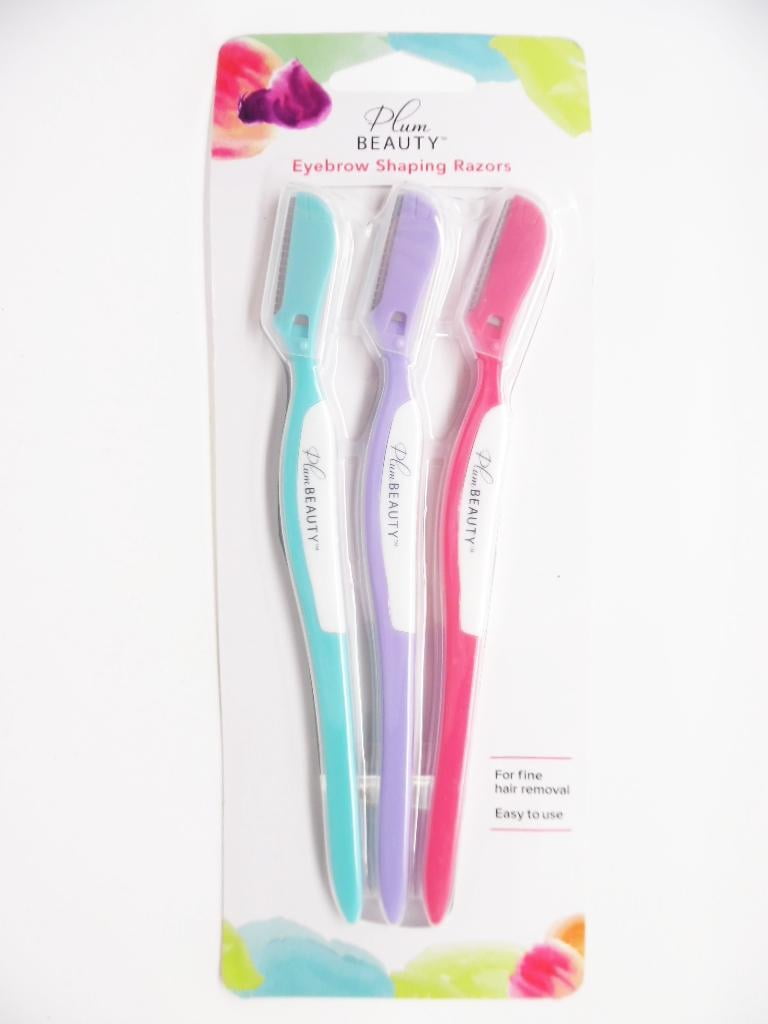 Plum Beauty Facial Shaping Razors, Facial Dermaplaning Tools, Skin Safe