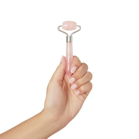 Plum Beauty ローズクォーツ フェイシャルローラー Amazon.com: Rose Quartz Face Roller - Gua Sha Facial Tools, Jade