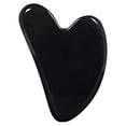 thumbnail image 1 of Plum Beauty Obsidian Sculpting Gua Sha Stone, 1 of 6