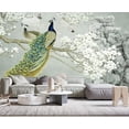 thumbnail image 1 of Plum Blossom Flower Bird Chinoiserie Wall Mural Wallpaper for Bedroom x, 1 of 3