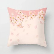 Plum Blossom Printed Sofa Decorative Cushion Pillowcase Home