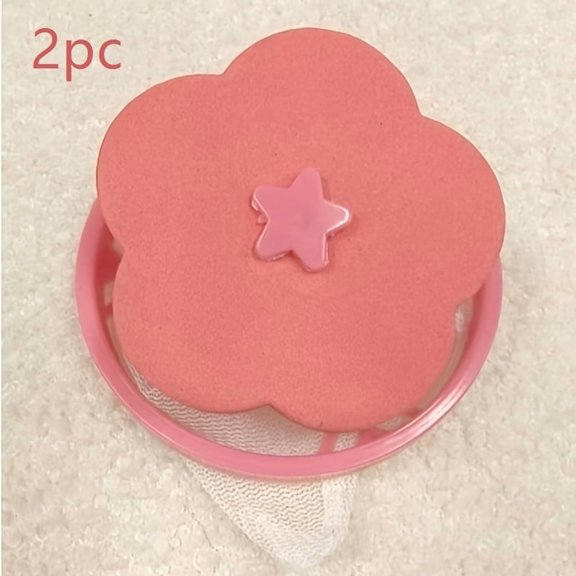 Plum Blossom Shaped Laundry Balls - Grid Design Washing Machine Lint Catching Balls