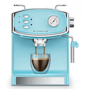 20 Bar Compact Espresso Machine - Milk Frother Steam Wand Pressure Gauge & 54oz Water Tank Low Noise
