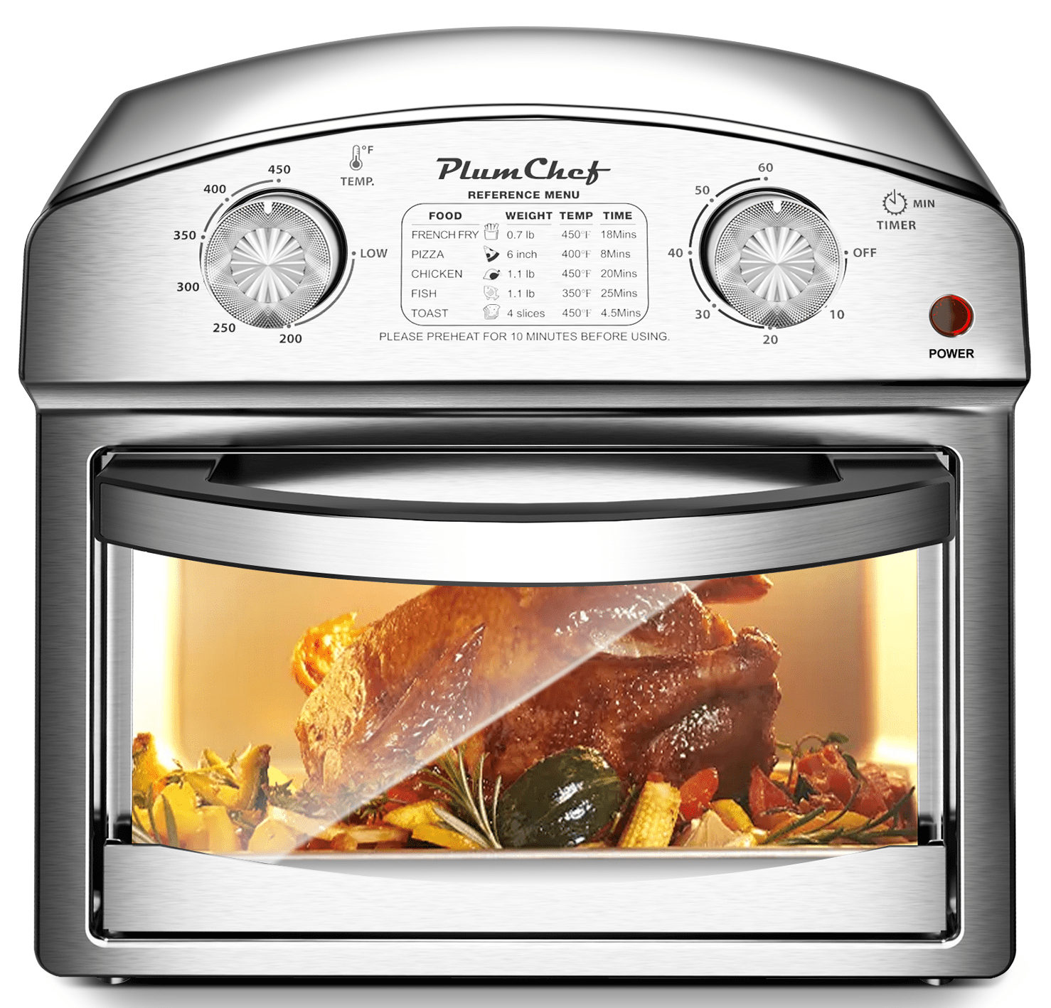 Fryer Toaster Extra Large Convection Countertop Oven Geek Chef