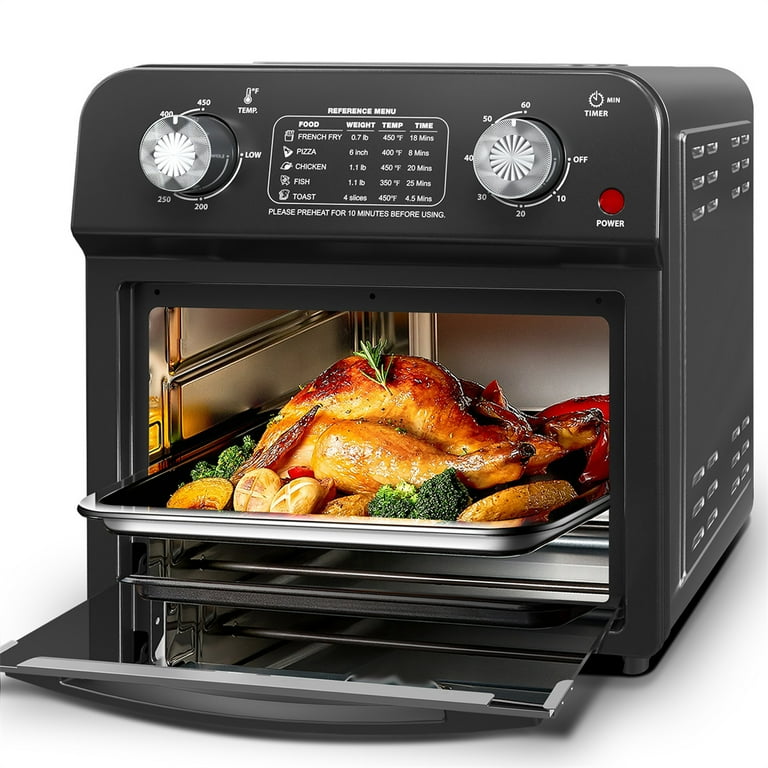 Geek Chef 10QT Air Fryer Toaster Oven, Stainless Steel