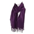 thumbnail image 1 of Plum Fall/Winter Scarf for Men & Women-Solid Color Soft Feel Acrylic Scarves, 1 of 1