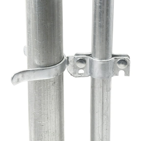 Plum Fittings 1 3/8" x 2 1/2" [2 3/8" OD] Chain Link Fence Gate Latch | Galvanized Pressed Steel