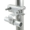 thumbnail image 1 of Plum Fittings Chain Link Fence Rolling Gate Universal Track Bracket | Galvanized Steel, 1 of 5