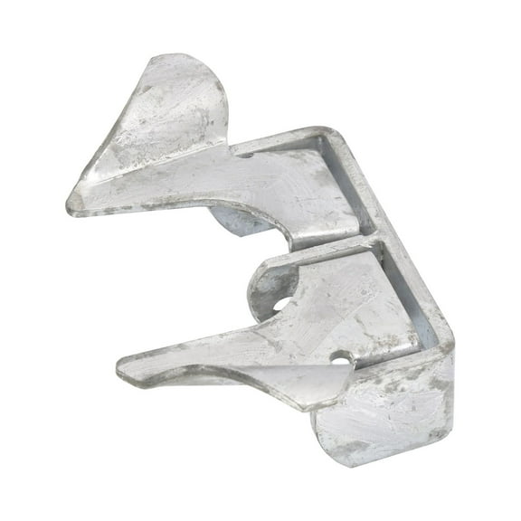 Plum Fittings Wall Mount Butterfly Gate Latch 1 3/8" | Chain Link Fence Gate Latch | Galvanized Pressed Steel