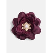 Scoop Womens Plum Flower Brooch