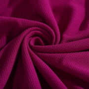 Plum Liverpool Bullet Textured Fabric by the yard 4 Way Stretch Solid